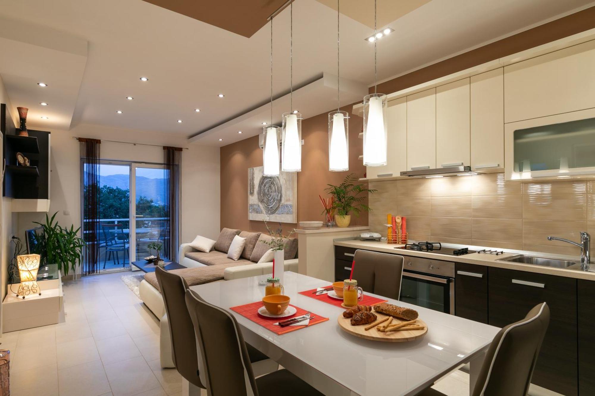 Villa "Amber" Luxury Apartments With A Pool 米利尼 客房 照片