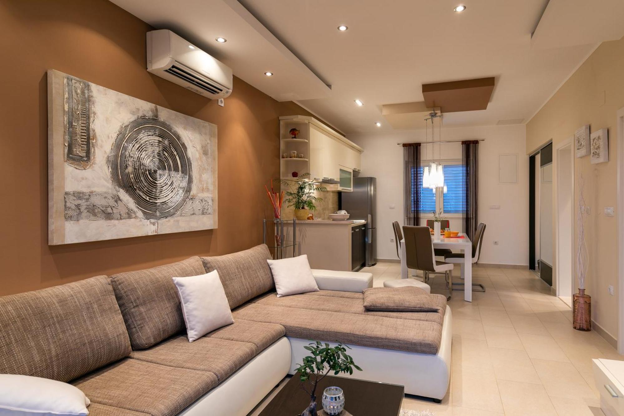 Villa "Amber" Luxury Apartments With A Pool 米利尼 客房 照片