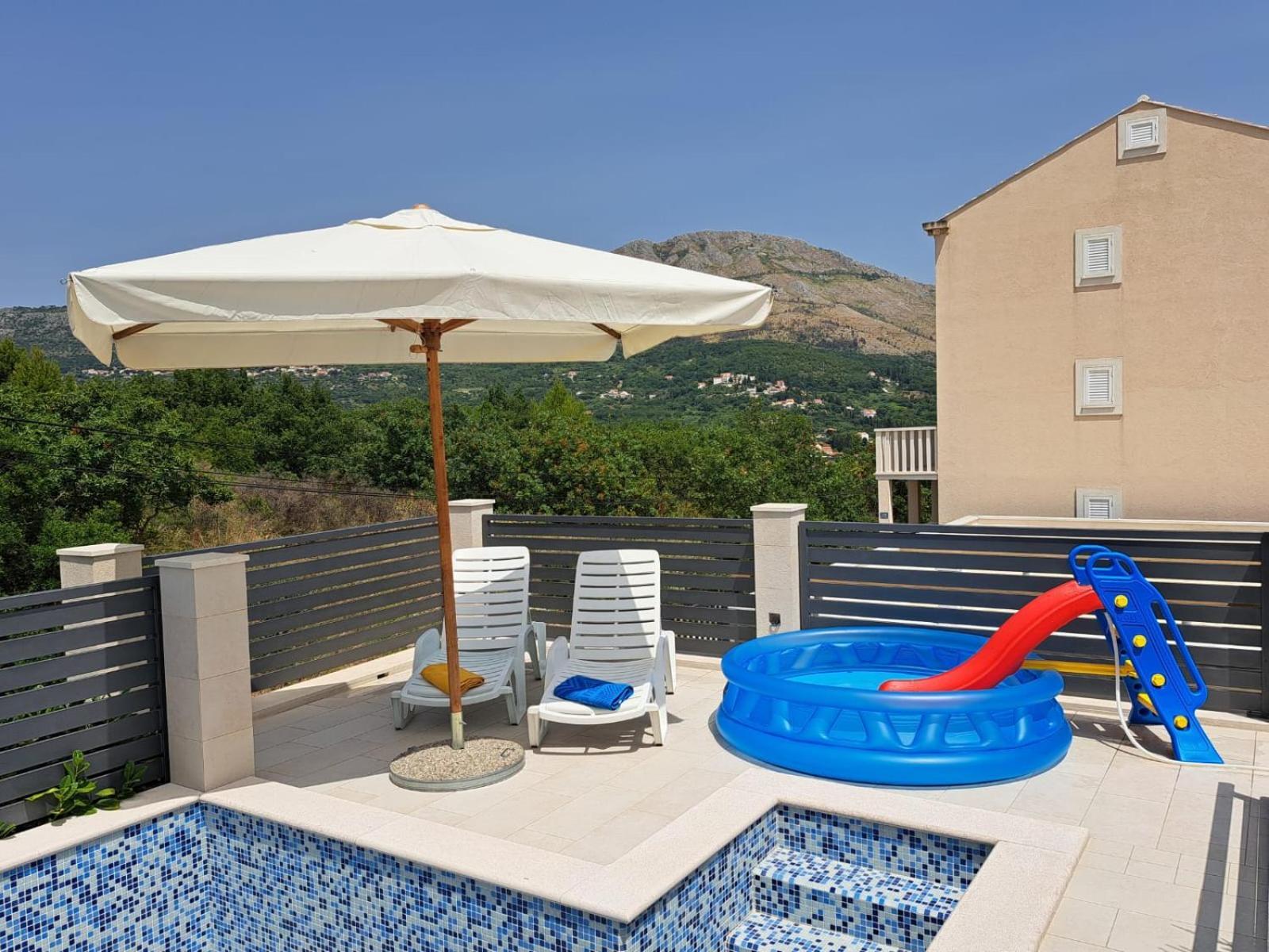 Villa "Amber" Luxury Apartments With A Pool 米利尼 外观 照片