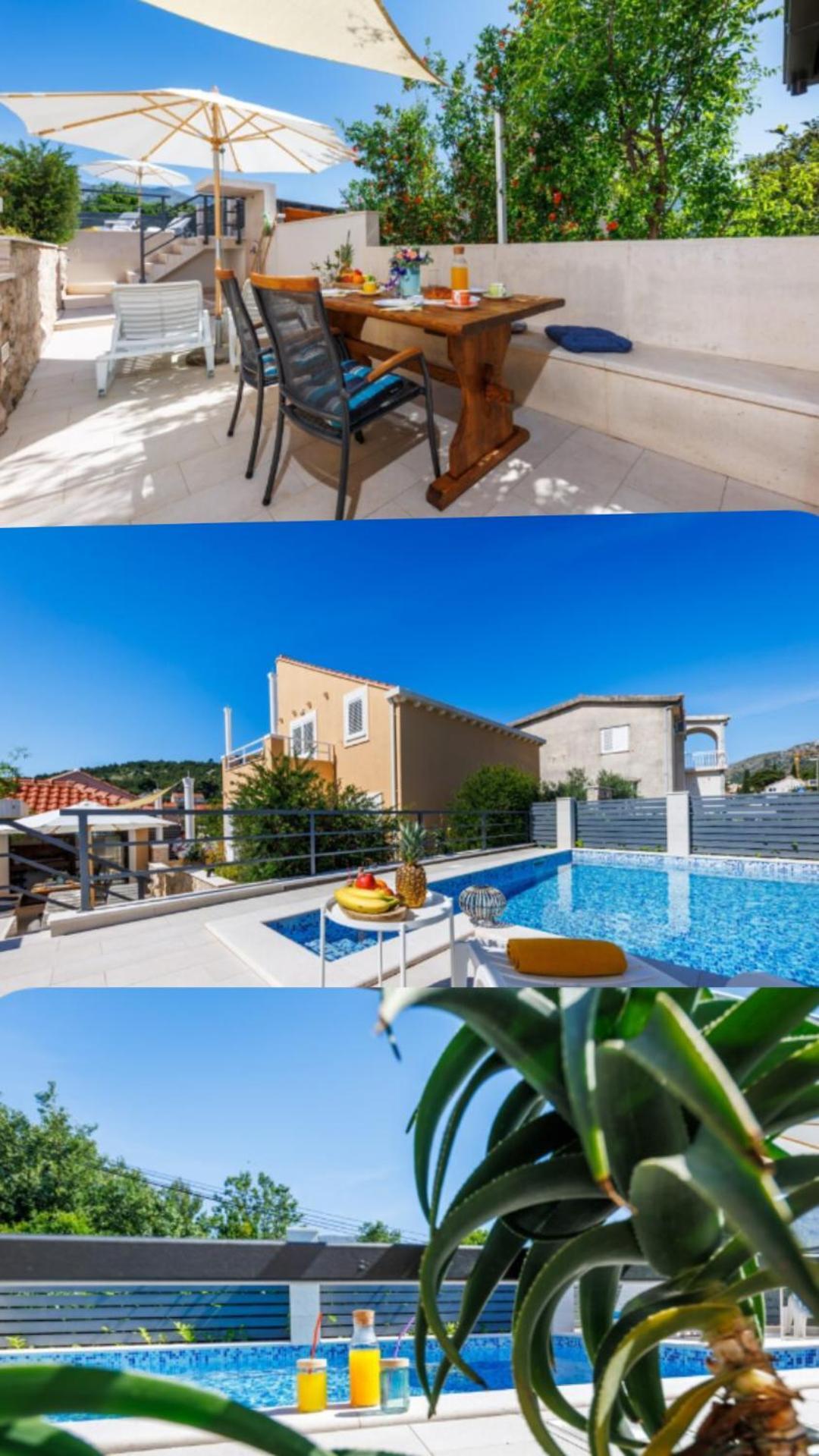Villa "Amber" Luxury Apartments With A Pool 米利尼 客房 照片